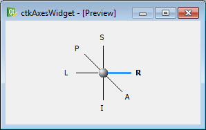 ctkAxesWidget A widget to select an axis (RAS).